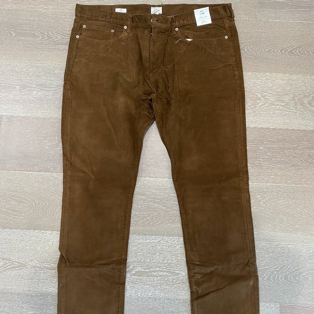 J.Crew Men’s Brown Corduroy Pants - 42 x 34